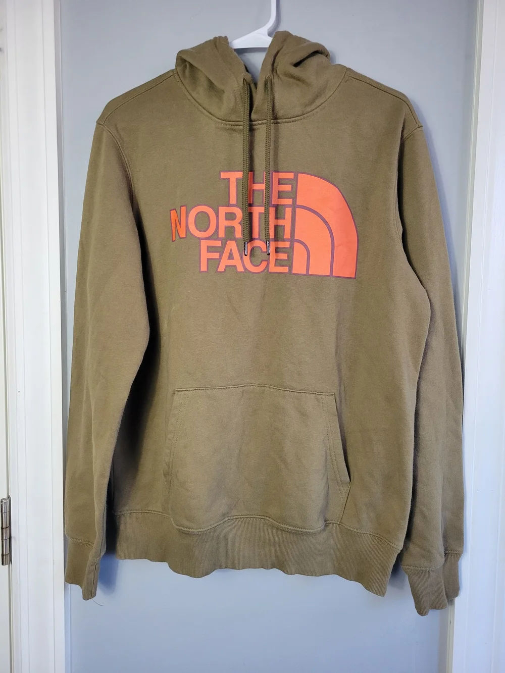 The North Face Men's Olive Green Logo Hoodie